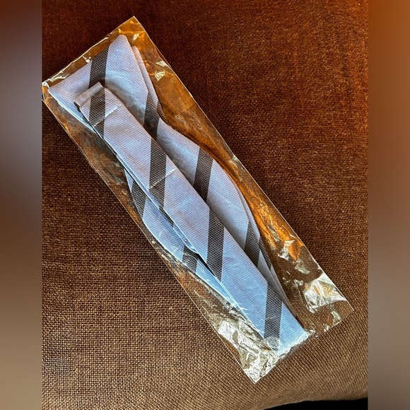 Southern Proper Blue stripped Bow tie - Picture 8 of 10